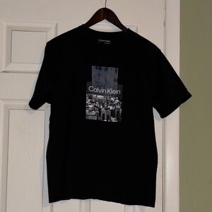 Calvin Klein Black Cityscape Tee